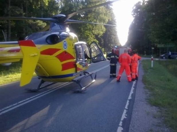 Orzysz. Tragiczny wypadek na krajowej 16 [FOTO]