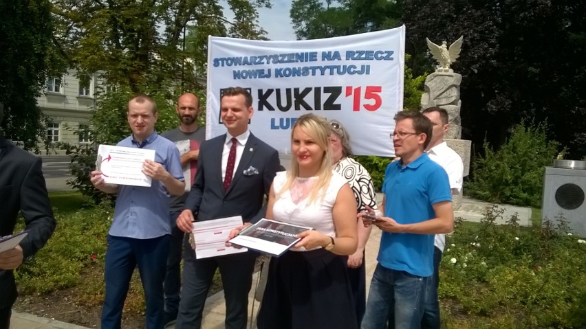 Konferencja prasowa Kukiz'15 w Lublinie