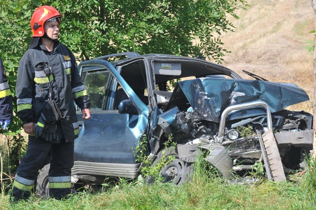 Do tragicznego w skutkach wypadku doszło na drodze wojewódzkiej nr 132 w miejscowości Kamień Mały. 27 sierpnia toyota rav 4 wypadła z drogi i uderzyła w drzewo.- W wyniku wypadku jeden z pasażerów zmarł na miejscu. Drugi pasażer i kierowca zostali przewiezieni do szpitala. Wypadek wydarzył się około godziny 12.20 - mówi Maciej Kimet z zespołu prasowego Komendy Wojewódzkiej Policji w Gorzowie Wlkp.Wypadek wydarzył się w terenie zabudowanym, gdzie obowiązuje prędkość 50 km/h. - Na razie nie są znane przyczyny tragedii. Ustalą je obecni ma miejscu policjanci - mówi M. Kimet. Wiadomo, że warunki na drodze były idealne. Było sucho, nie padał deszcz, widoczność była doskonała. Wypadek wydarzył się na prostym odcinku drogi.Po wypadku na drodze wojewódzkiej nr 132 jeden pas jezdni był zablokowany. Na miejsce przyjechały dwie karetki pogotowia, przyleciał też śmigłowiec Lotniczego Pogotowia Ratunkowego. Jedna z rannych osób została przetransportowana do szpitala śmigłowcem, druga karetką pogotowia. Na miejsce przyjechały też dwa zastępy strażaków z Jednostki Ratowniczo-Gaśniczej w Kostrzynie i jeden zastęp strażaków ochotników z Mościc.Przypomnijmy, 23 lipca tego roku w odległym o kilka kilometrów Dąbroszynie, również na drodze wojewódzkiej nr 132,  w wypadku zginął młody policjant z Kostrzyna. Jego toyota również wypadła z drogi i uderzyła w drzewo.