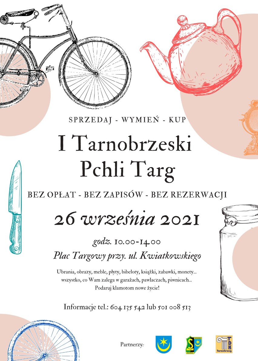 W Tarnobrzegu po raz pierwszy odbędzie się Pchli Targ. Podaruj rzeczom drugie życie! 