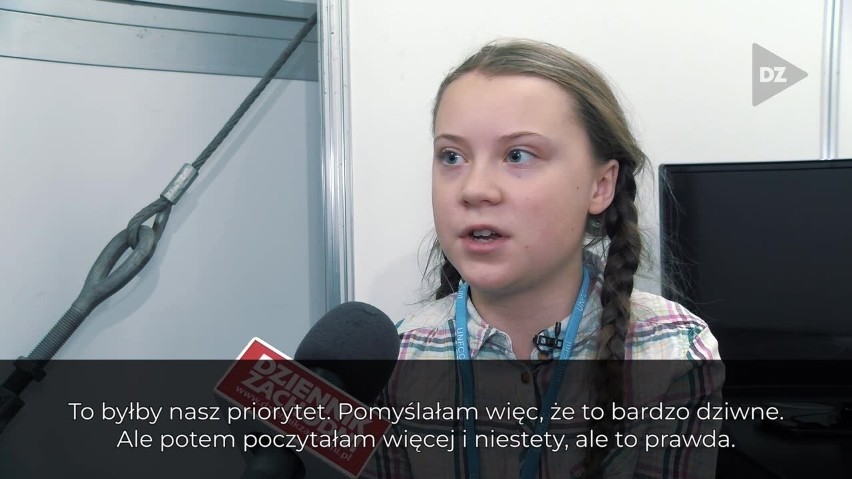 15-letnia Greta Thunberg ze Szwecji, której zaangażowanie w...