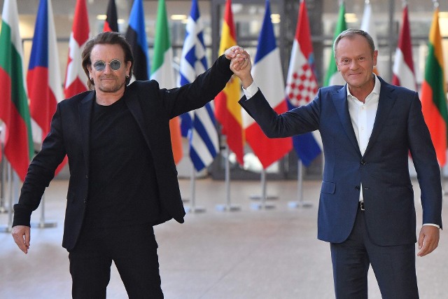 Bono i Doland Tusk