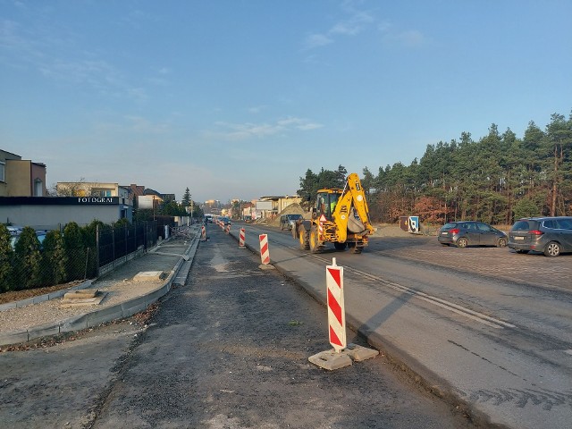 Budowa buspasa wzdłuż ul. Kolbego w Bydgoszczy rozpoczęła się w maju br.