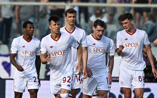 Stephan El Shaarawy i inni piłkarze Romy przed finałem Ligi Europy 2023