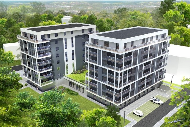 Koncepcja zakłada, że w dwóch budynkach będzie 70 mieszkań o metrażu od 35 do 110 metrów kwadratowych.