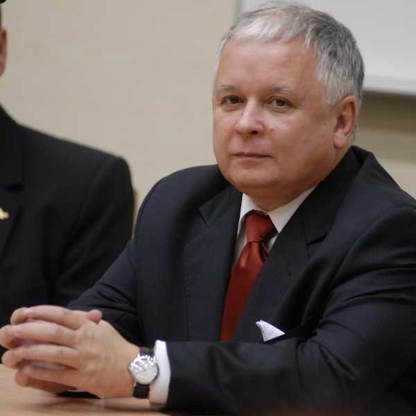 Prezydent Lech Kaczyński.