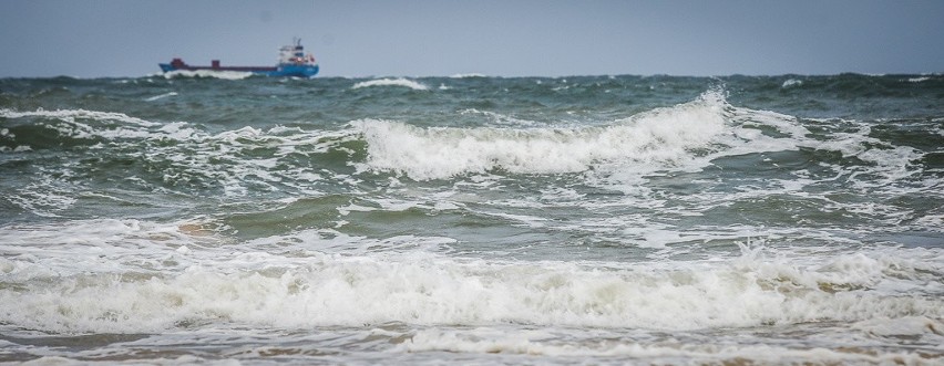 Wichura na Pomorzu. Plaża w Brzeźnie