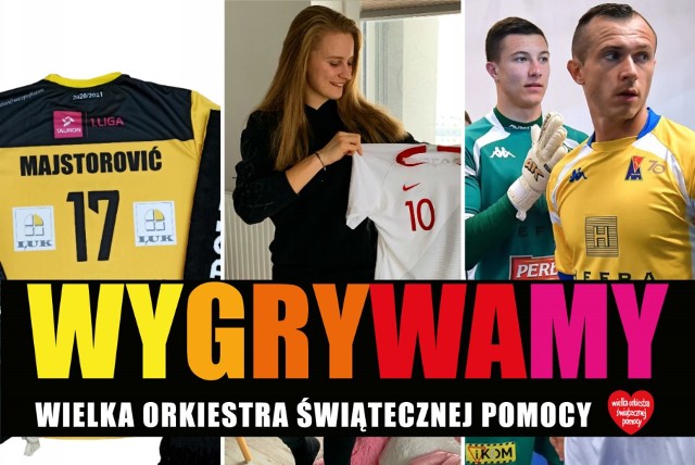 Lubelscy sportowcy chętnie włączają się w akcje na rzecz Wielkiej Orkiestry Świątecznej Pomocy. Zobacz na kolejnych zdjęciach w galerii, co można wylicytować w tym roku...