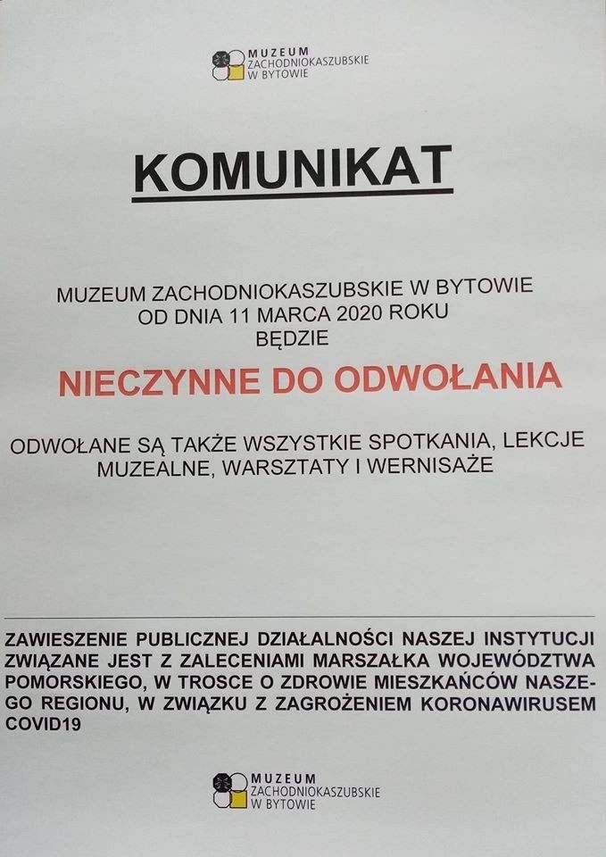 Bytów. Odwołane lekcje, imprezy, spotkania. Komunikat sztabu kryzysowego (RAPORT)