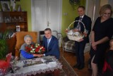 101. urodziny Walerii Zaglanicznej. Najstarszą mieszkankę Opatowca odwiedził burmistrz. Zobacz zdjęcia 