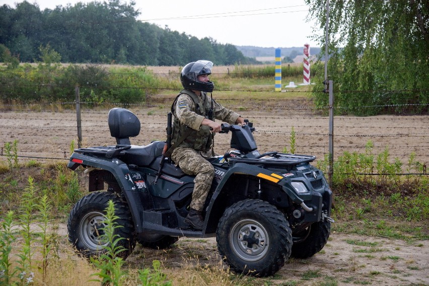 Patrol ukraińskiej straży granicznej w okolicy...
