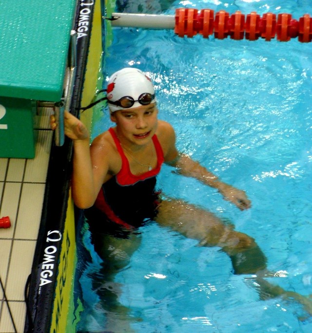 Kolejny pływacki talent UŚKS &#8211; Marysia Murawska.