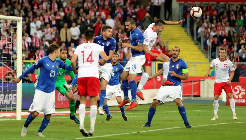 14.10.2018 rok. Liga Narodów: Polska - Włochy na Stadionie...