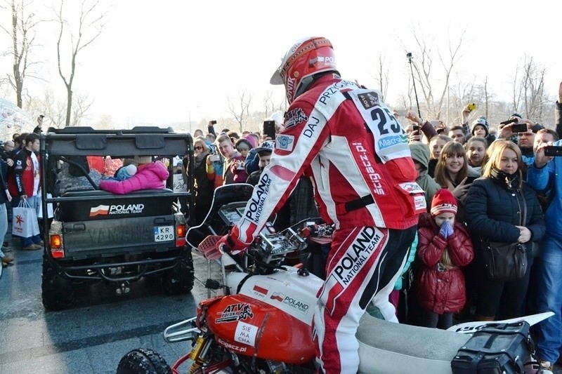 Rajd Dakar 2015: Rafał Sonik w Bielsku-Białej dziękował kibicom [ZDJĘCIA, WIDEO]