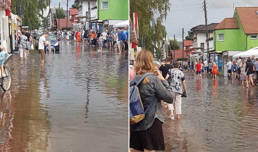 Strażacy z Kamienia Pomorskiego, Dziwnowa oraz Międzywodzia...