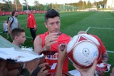 Zgrupowanie kadry w Arłamowie. Robert Lewandowski i spółka trenowali przed kibicami [ZDJĘCIA, WIDEO]