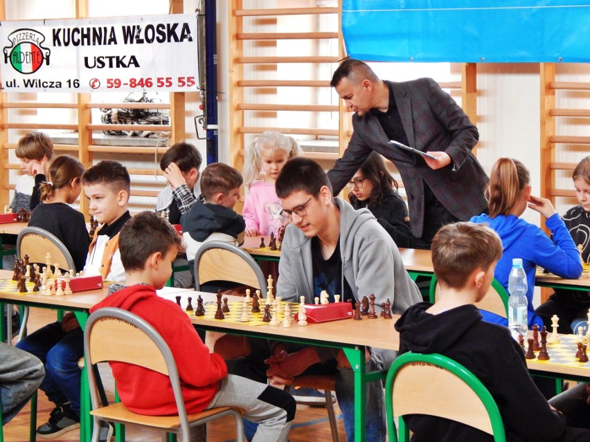 Turniej szachowy w Szkole Podstawowej nr 3 w Ustce