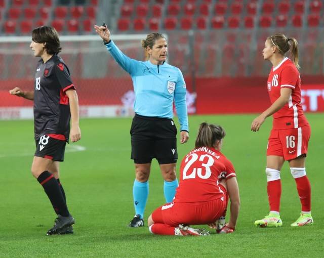 Reprezentacja Polski kobiet w październiku zagrała w Tychach z Albanią.