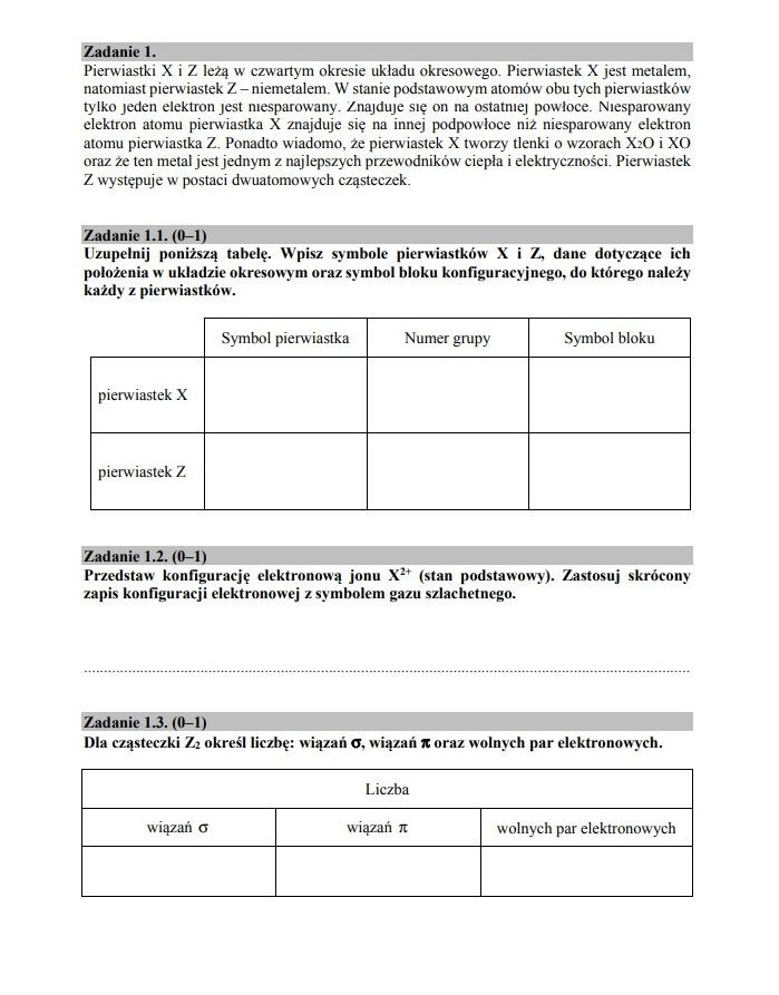 MATURA CHEMIA 2018 [ODPOWIEDZI, ARKUSZE CKE, ZADANIA]...