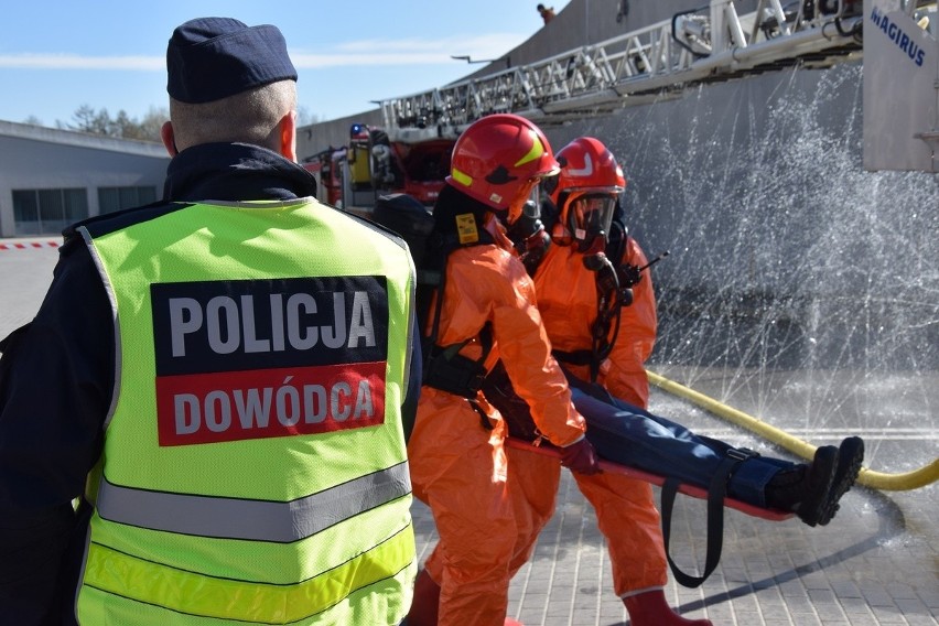 Ćwiczenia służb i pozorowane skażenie w Tauron Arenie