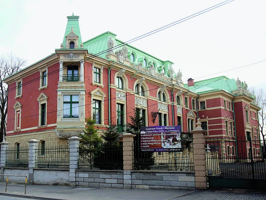 Pałac Dietla w Sosnowcu jest przykładem niezwykłej wyobraźni...