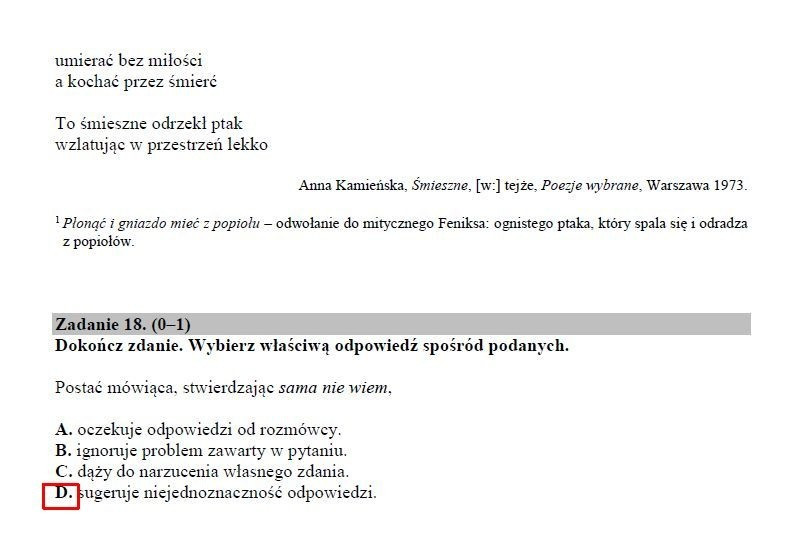 Egzamin gimnazjalny 2019 CKE. Język polski (cz. humanistyczna) ARKUSZ I