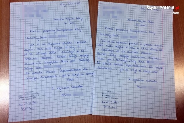 Mieszkaniec Żor przeprosił w liście policjantów, których znieważył dwa lata temu