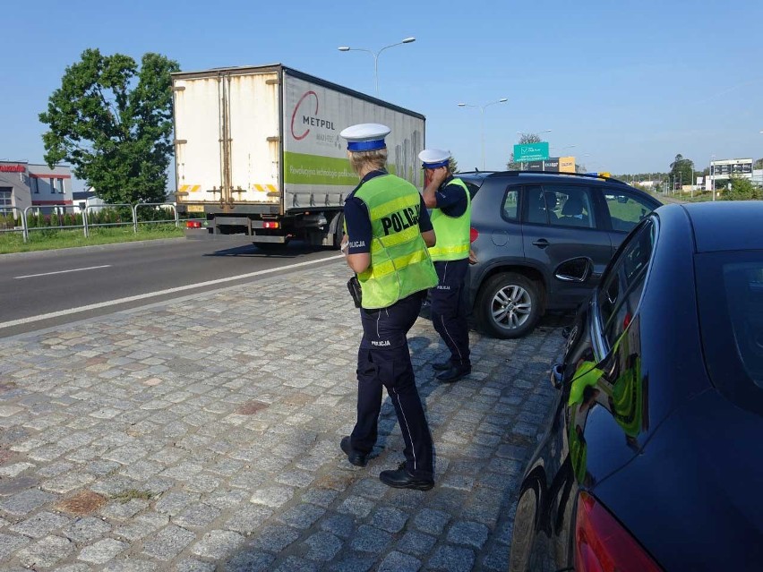 Policjanci z Wydziału Ruchu Drogowego koszalińskiej komendy...