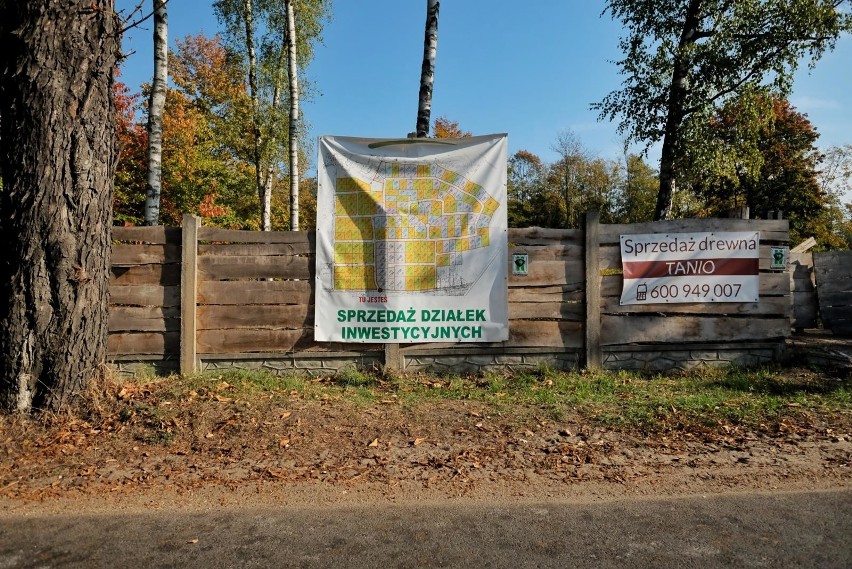 17.10.2018 poznan pm ul biskupinska baner dzialki ostoja...