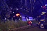 Śmiertelny wypadek w Rybniku. Volkswagen uderzył w drzewo. 35-letni kierowca nie żyje ZDJĘCIA