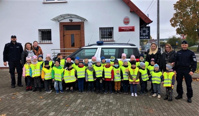 Niedawno relacjonowaliśmy otwarcie Posterunku Policji w Lipnicy. Teraz siedzibę policjantów odwiedziły dzieci z przedszkola w Borowym Młynie.