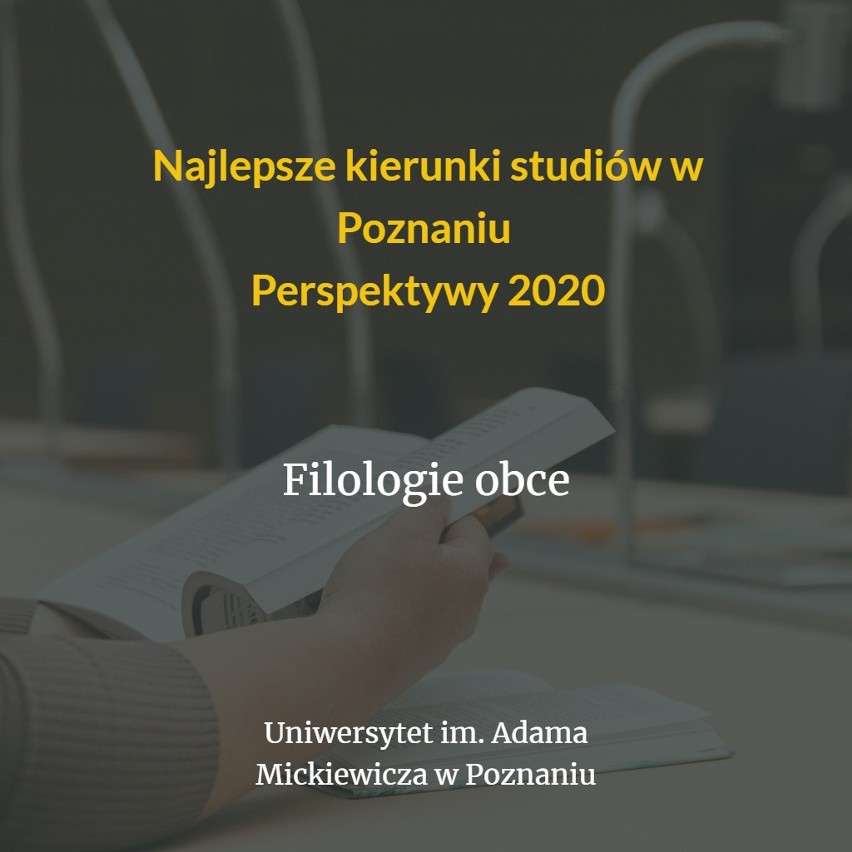 Zobacz, które kierunki studiów poznańskich uczelni są...