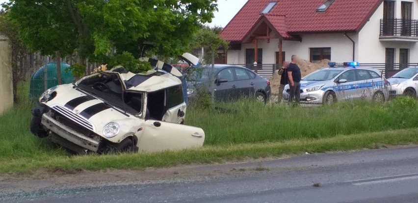 Wypadek w Karlinie. Trzy osoby zostały ranne [zdjęcia]