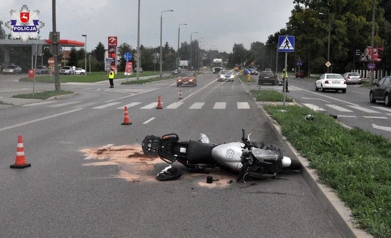 Świdnik: Motocykl zderzył się z samochodem i uderzył w 12-latka