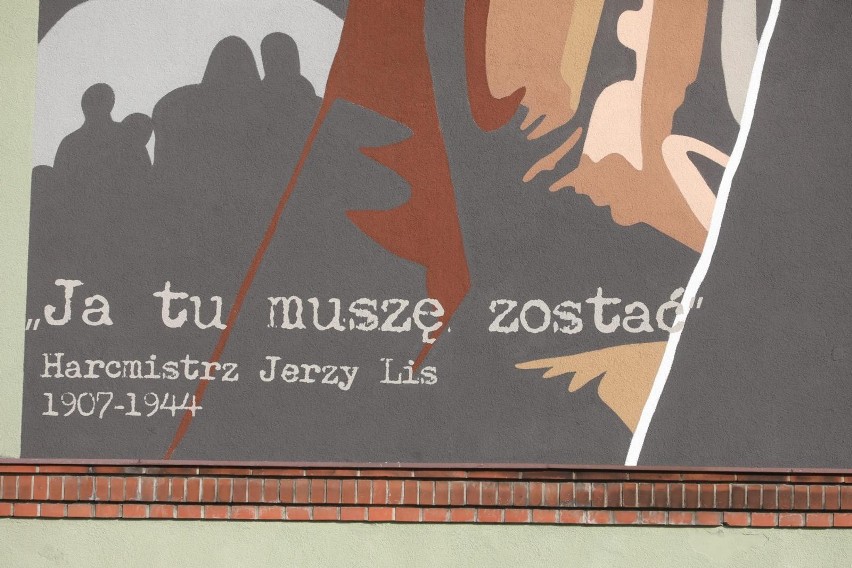 W Katowicach powstał mural poświęcony harcmistrzowi Jerzemu...