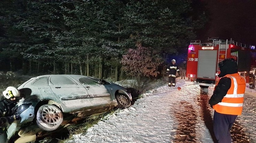 Wypadek śmiertelny. Ciężkie warunki na drogach. Mnóstwo kolizji [ZDJĘCIA]