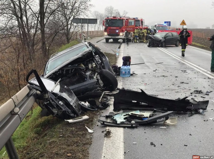 Tragiczny wypadek na DK45 na trasie Racibórz - Opole....