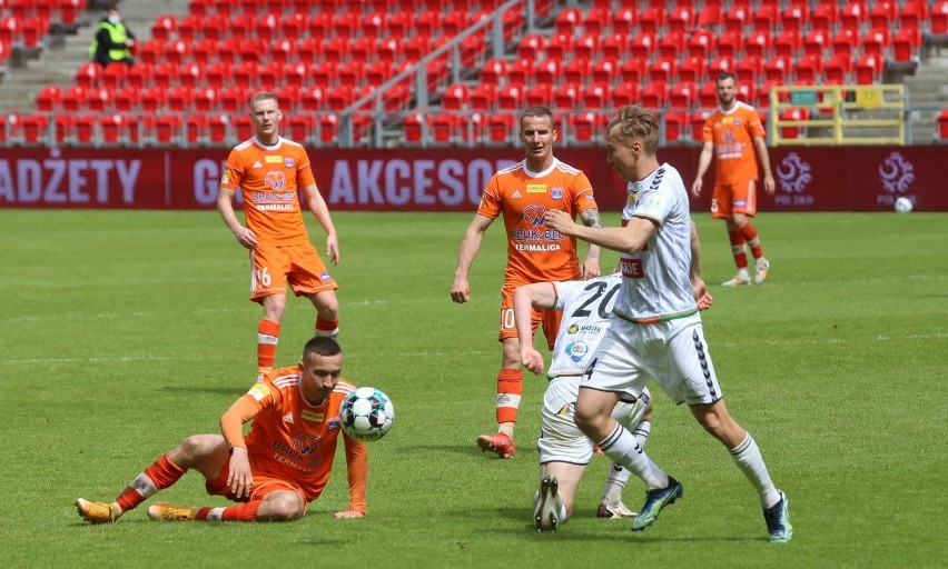 22.05.2021. GKS Tychy przegrał u siebie z Bruk-Bet Termaliką...