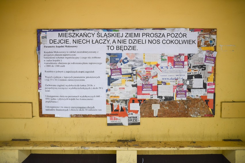 Protest przeciwko sprzedaży kopalni Makoszowy Zabrze