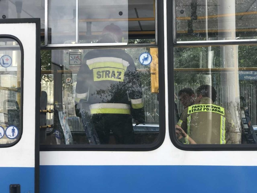 Wypadek na Traugutta, przy skrzyżowaniu z Dobrzyńską