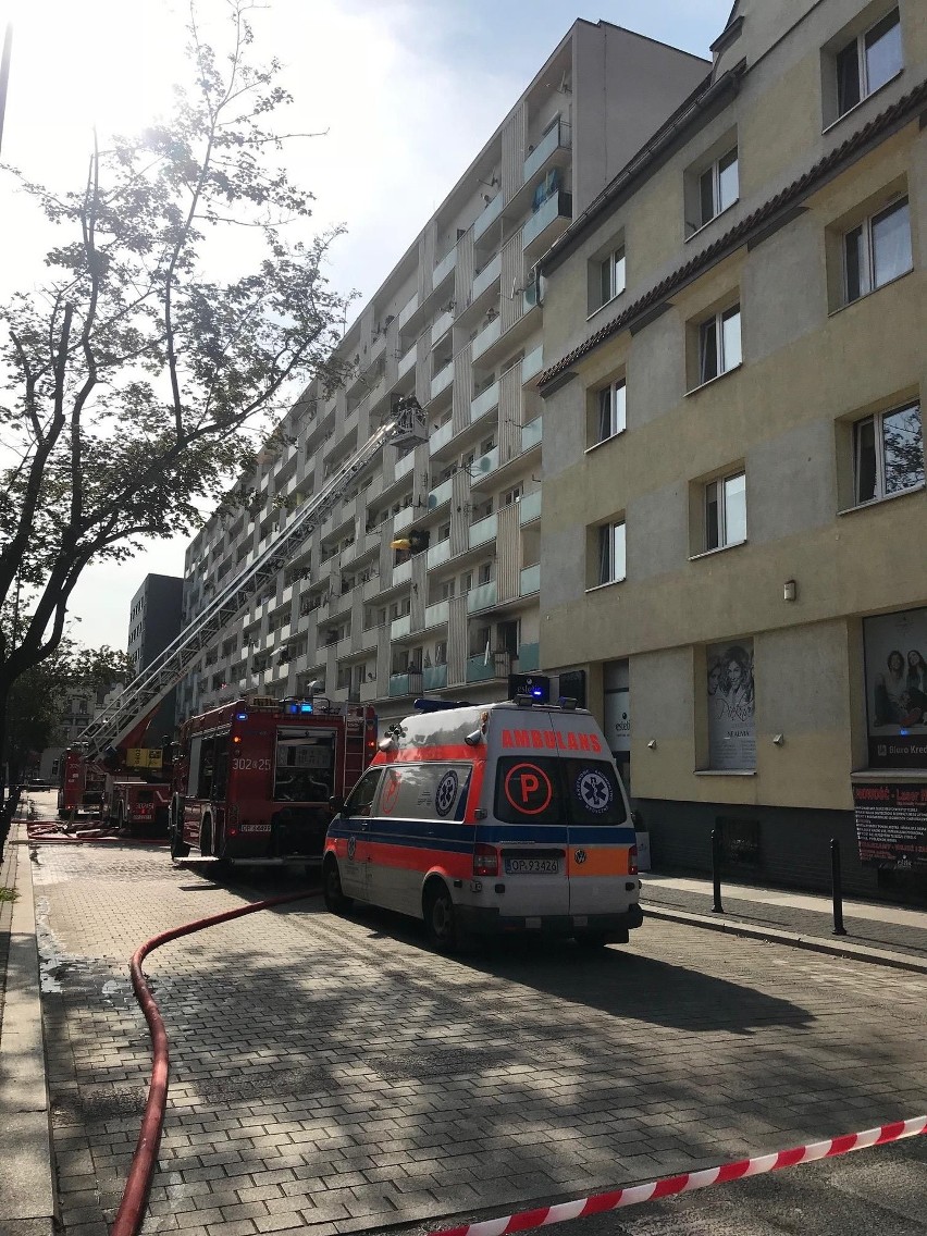 Najprawdopodobniej przyczyną pojawienia się ognia było...