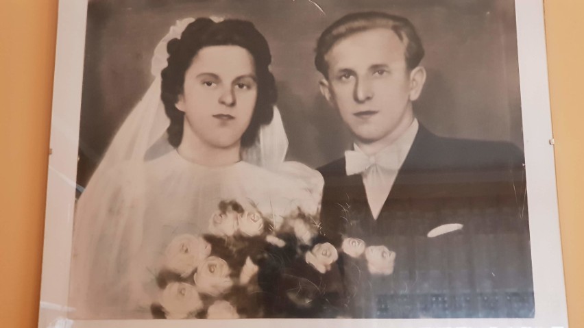 Ryszard Jendrzejek z żoną w latach młodości.