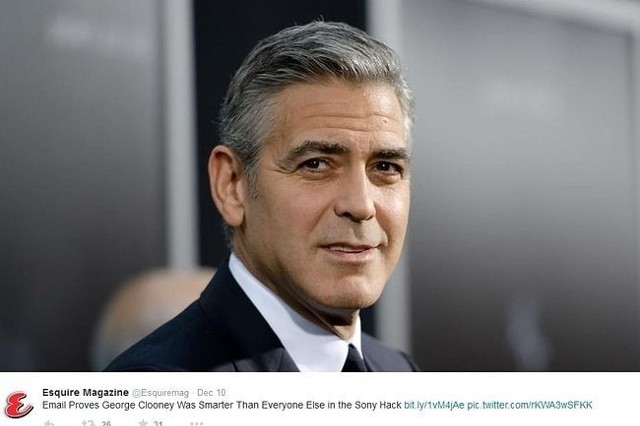 George Clooney (fot. screen z Twitter.com)