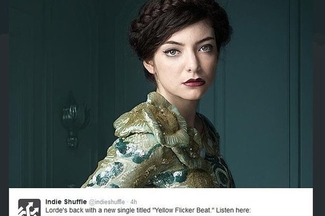 Lorde (fot. screen z Twitter.com)