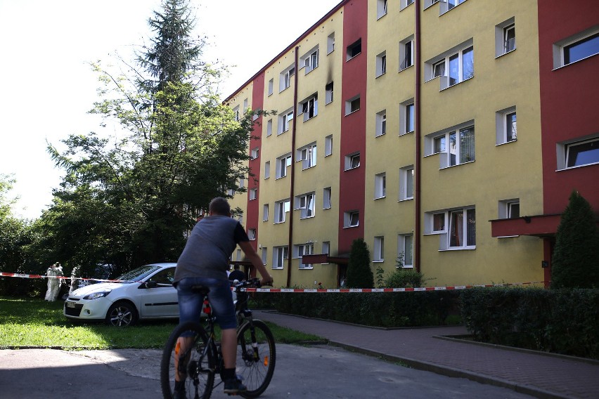 Pożar wybuchł w mieszkaniu na os. Piastów