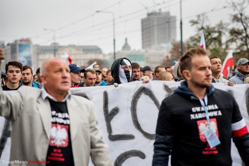 Marsze antyimigracyjne odbywaja się w całej Polsce. N.Z....