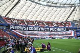Pierwsza oprawa kibiców Wisły Kraków na finale Pucharu Polski