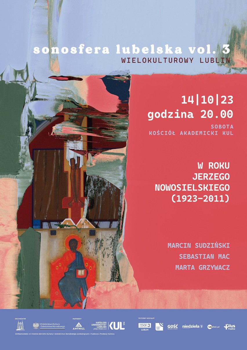 Sonosfera Lubelska vol. 3 – Wielokulturowy Lublin – w roku Jerzego Nowosielskiego (1923-2011)                    