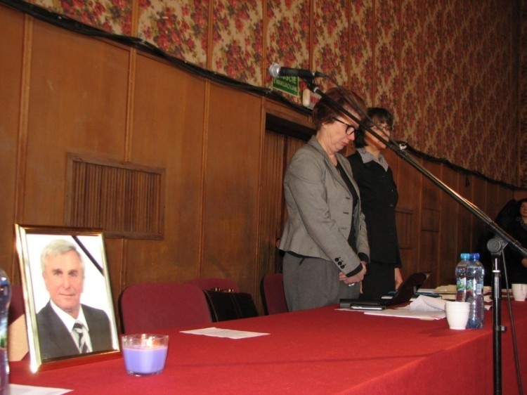Eugeniusz Berezowiec nie żyje. Radni uczcili zmarłego burmistrza (zdjęcia)