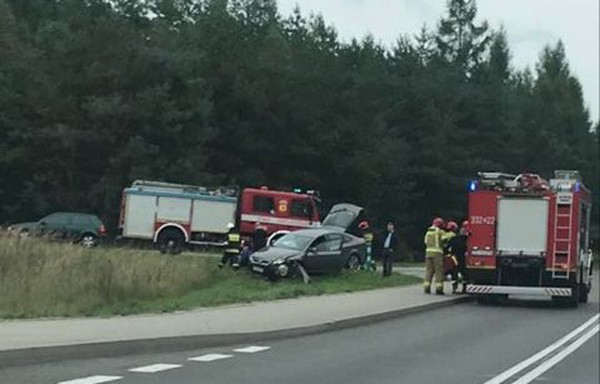 Wypadek na DK11 koło Koszalina